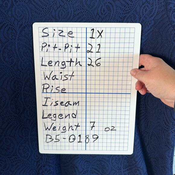 Roz & Ali navy blue lace overlay blouse Bell sleeve bohemian feminine plus siz
￼ - Picture 9 of 9